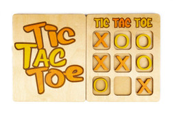 Tic Tac Toe Board - Orange & Yellow Tic Tac Toe Board - Orange & Yellow