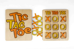 Tic Tac Toe Board - Orange & Yellow Tic Tac Toe Board - Orange & Yellow