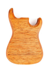 S-Style guitar shaped bottle opener made from African Mahogany S-Style guitar shaped bottle opener made from African Mahogany