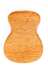 Acoustic guitar shaped bottle opener made from African Mahogany. Acoustic guitar shaped bottle opener made from African Mahogany.