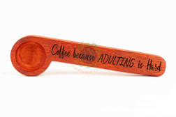 Coffee Scoop/Bag Clip - Padauk Coffee Scoop/Bag Clip - Padauk