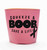 3 3/4" Pink  Leatherette Beverage Holder