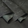 10" Vintage Voyager Safari Satchel in Distressed Black Buffalo Leather