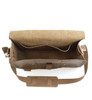14" Medium  Voyager Laptop Bag in Brown Leather