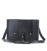 17" X-Large Voyager Laptop Bag in Distressed Black Buffalo Leather