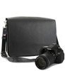 15" Large Mission Sonoma Camera Bag in Black Excel Leather