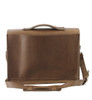 15" Large Sierra Midtown Laptop Bag in Brown Oil Tanned Leather