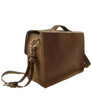 15" Large Belmar Journeyman Briefcase in Brown Leather