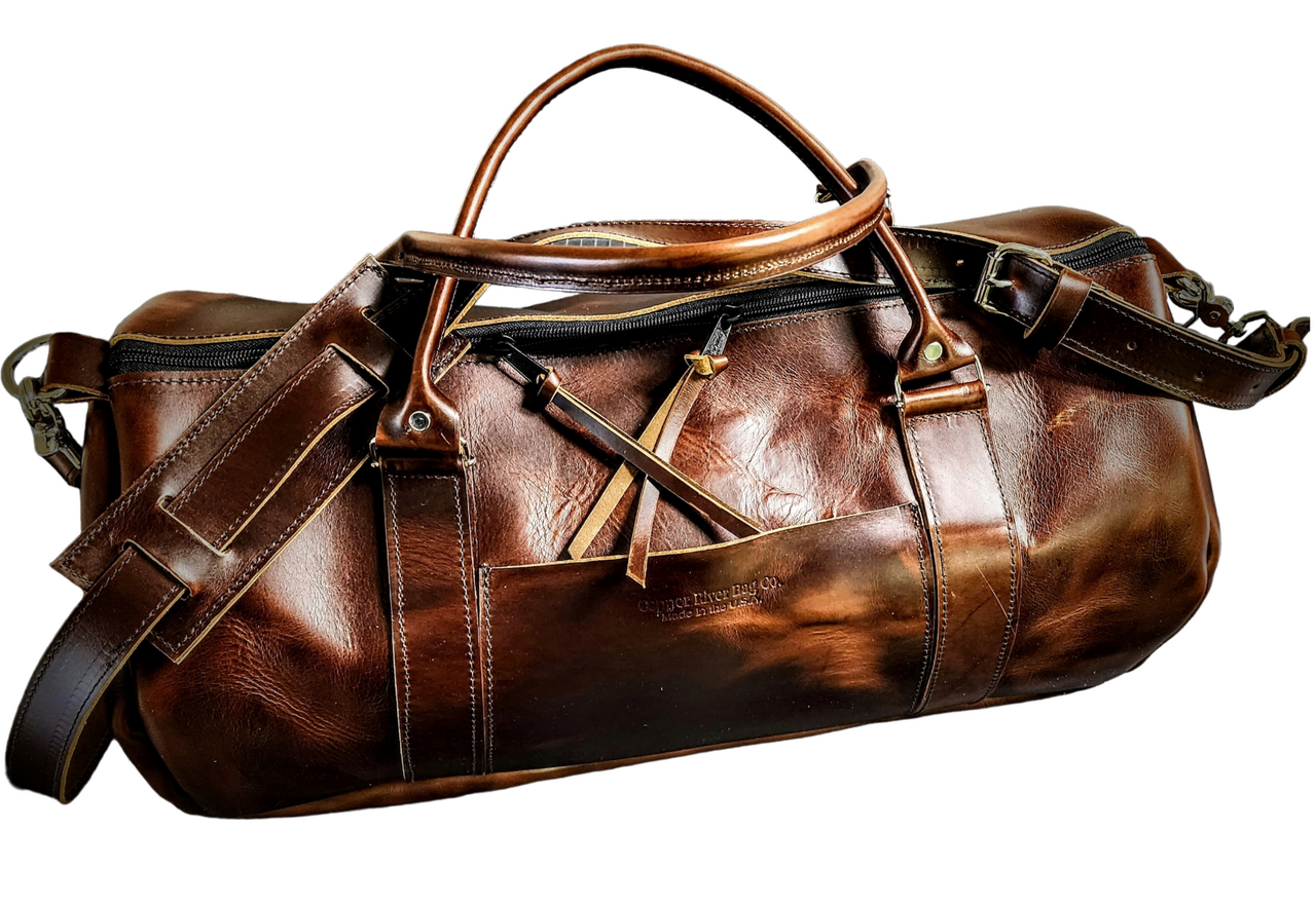 Leather Flight Bag - Made in USA - Vintage Style | Buffalo