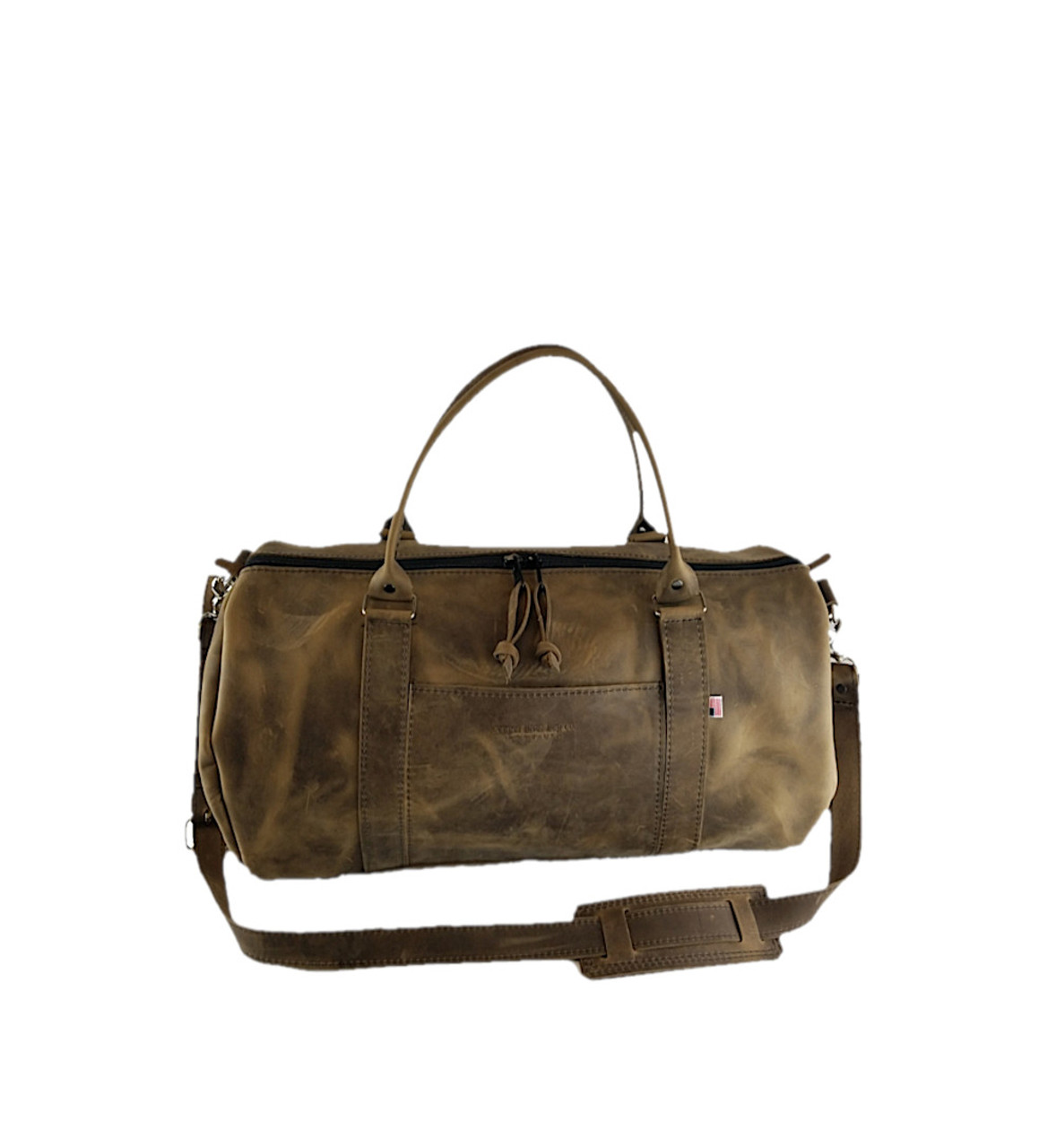 Leather Duffle Bag, Durable and Versatile Full-Grain