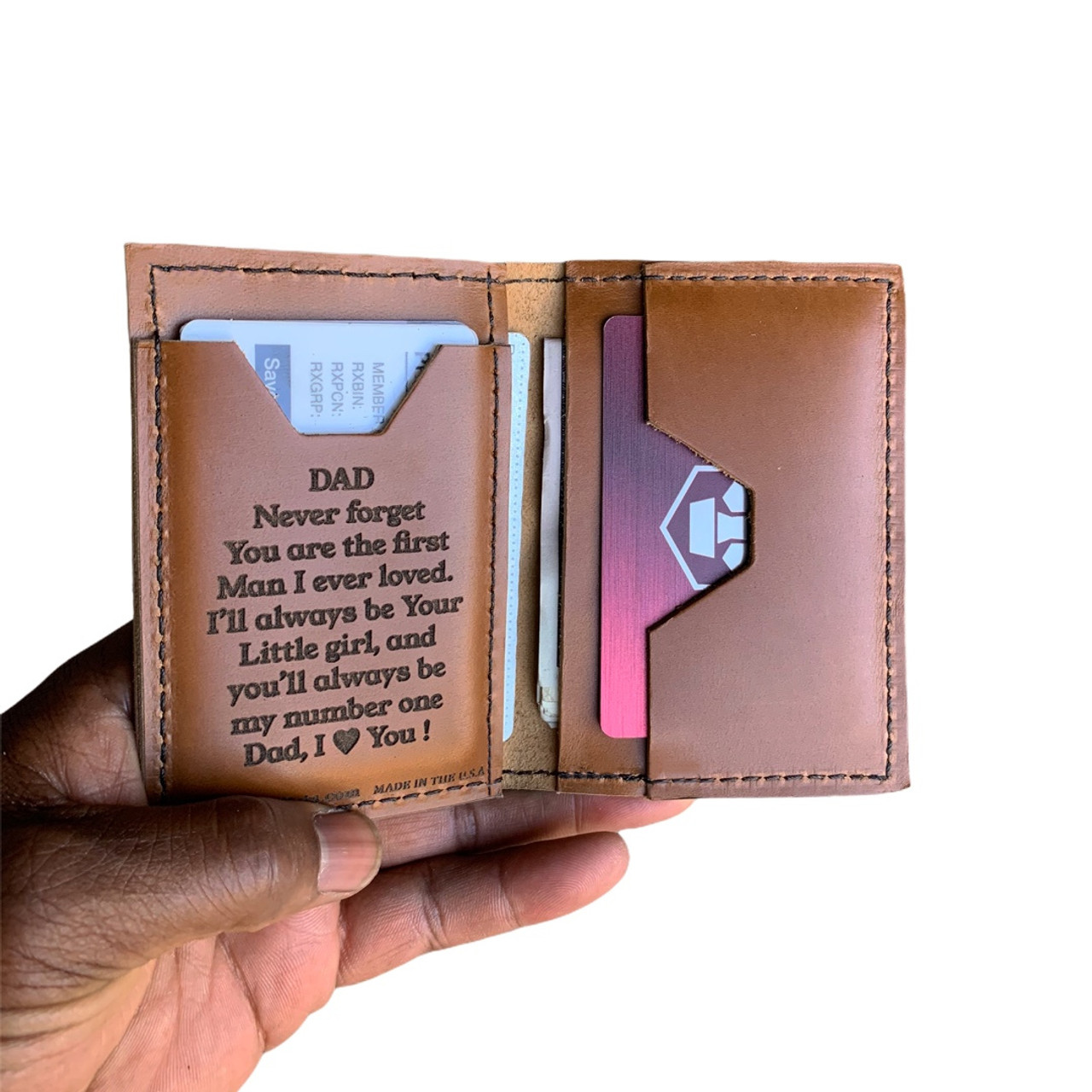 New Yorker Leather Card Holder 