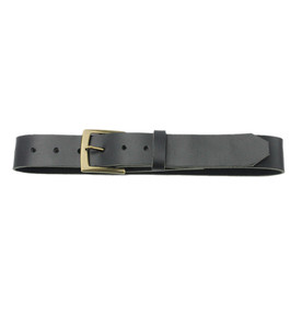 The Staton Belt - Full Grain Leather Belt - Black Made in the U.S.A. - BLK-PLN-BLT-ANT