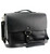 15" Large Sierra Midtown Laptop Bag in Black Excel Leather