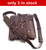 Slim 10 " Baxter Messenger iPad messenger (Tablet) Bag in Brown  Oil Tanned Leather  *( Only 3 Left)