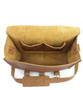 15" Large Sonoma BuckHorn Camera Bag in Tan Grizzly Leather