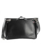 14" Medium Lewis & Clark Courier Mail Bag in Black Excel Leather