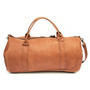 20" Leather Duffel Travel Bag in Vintage Tan Excel Leather