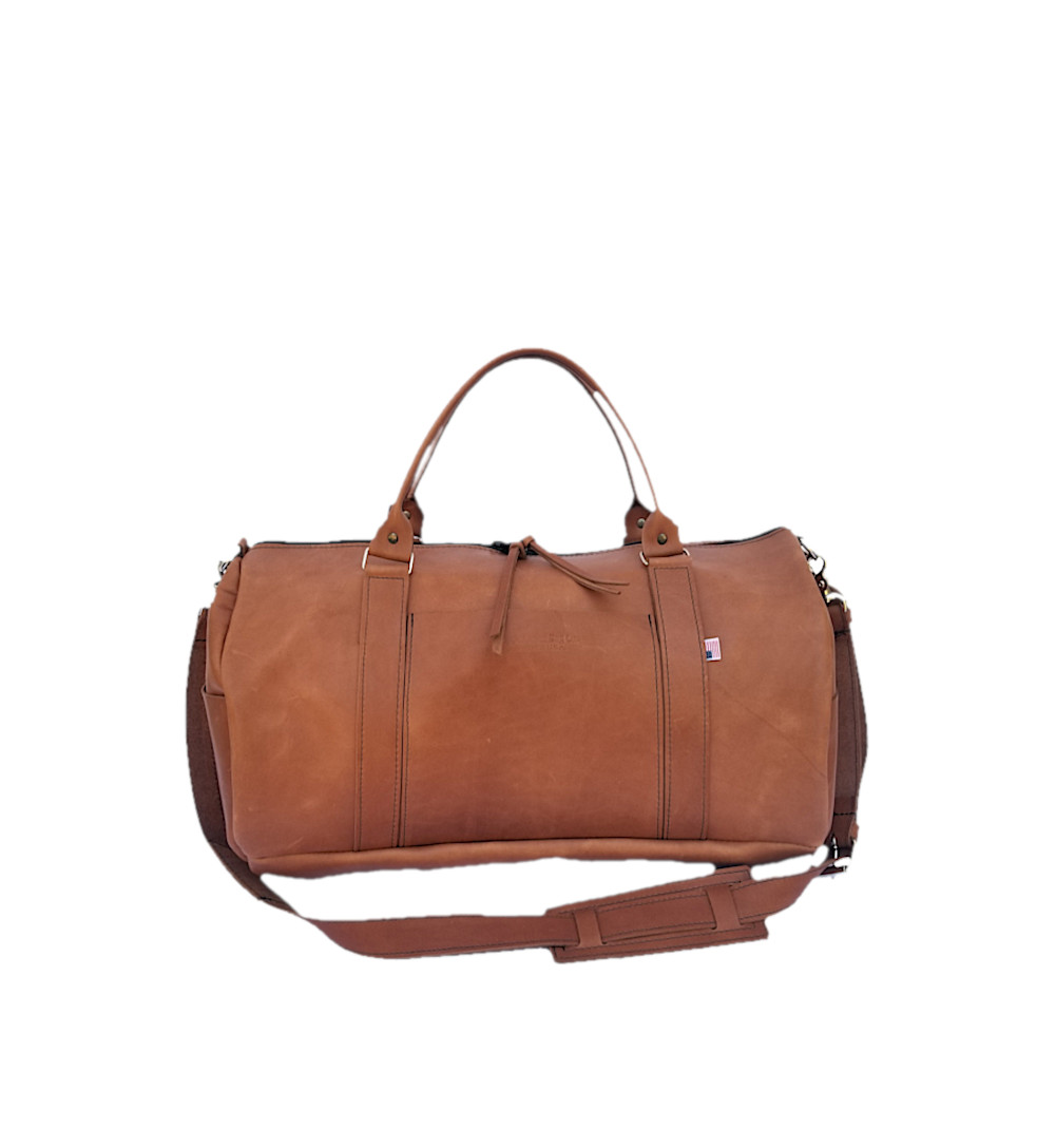 Leather Duffle Bag, Roosevelt Collection
