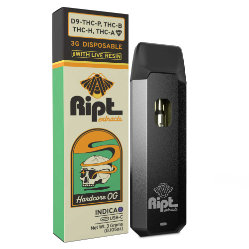 Ript Extracts THCa Disposable Vapes | 3g