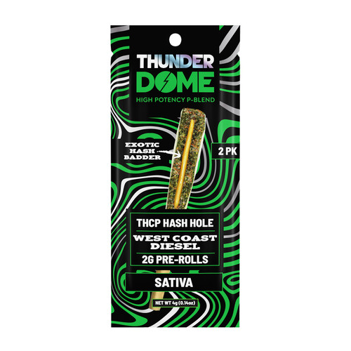 Thunder Dome THCp Hash Hole Pre Rolls 2ct Pre Rolls | 4g