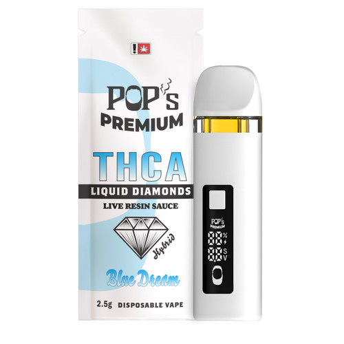 Pops Premium THCa Liquid Diamonds Disposable Vapes | 2.5g