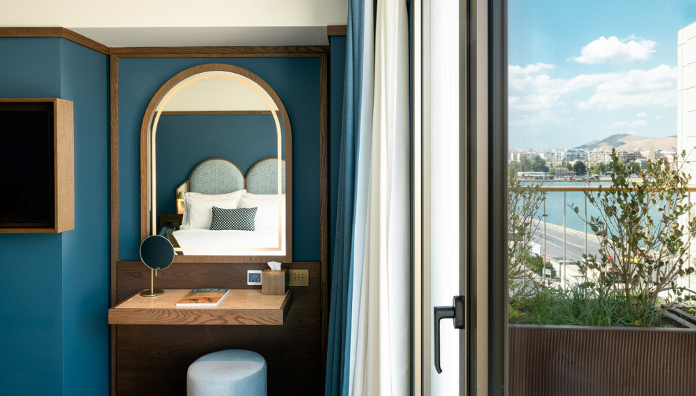 Wake up refreshed in your overnight room, part of your resort for a day experience in Athens.