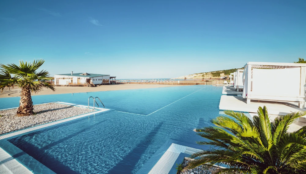 Enjoy pools, beach access, and unlimited drinks with a Montenegro all-inclusive day pass.