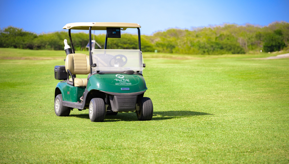 Tee off with a Resort for a Day cruise excursion at Blue Bay Curaçao Golf & Beach Resort, featuring 18 holes and breathtaking Caribbean Sea views.