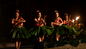 Watch traditional Hawaiian hula dancers and fire knife performances during your Westin Maui Resort & Spa Luau evening for cruisers.