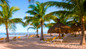 Iberostar Resort Cozumel beach area with palapas.
