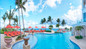 Beautiful pool area with lounge chairs at the Jewel Grande Resort & Spa in Montego Bay, Jamaica