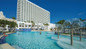 Pool area at adults-only resort at RIU Palace Antillas Resort in Aruba. 