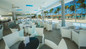 Outdoor all inclusive dining at adults-only RIU Palace Antillas Resort in Aruba. 