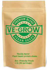  Ve-Grow™- Plant based protein shake for Great hair, nails, skin, body. ( 1lb- 30 servings) 