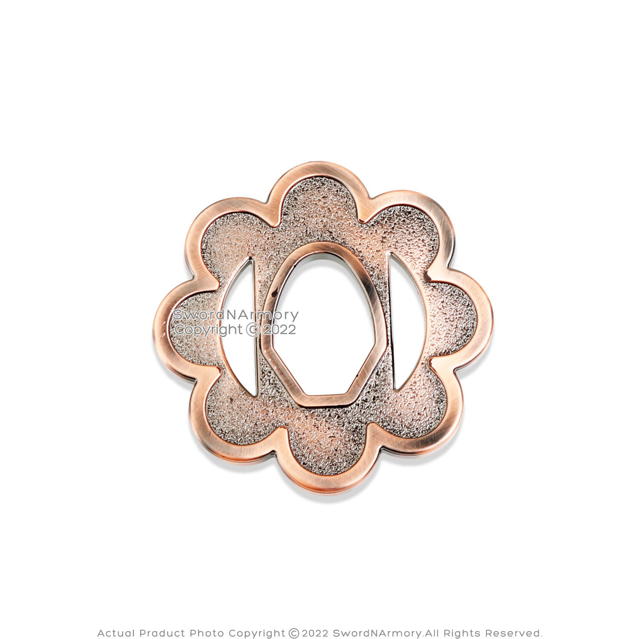 Polypropylene Bokken Katana Kendo Tsuba Guard Metallic Black