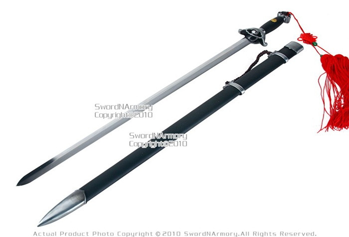Carbon Steel Functional Kung Fu Chinese Tai Chi Sword Jian Sharp Edge