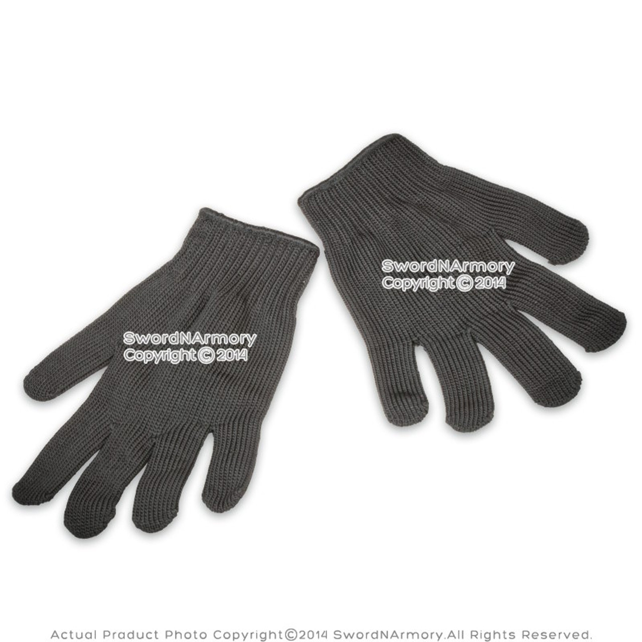 A Pair of Cut Resistant Safety Gloves for Sword Knife Maintenance Open  Oyster