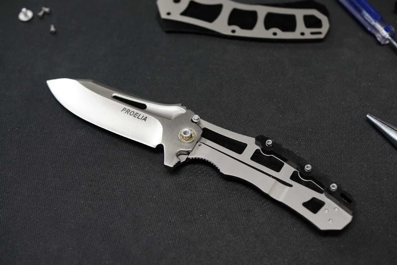 proelia drop point knives