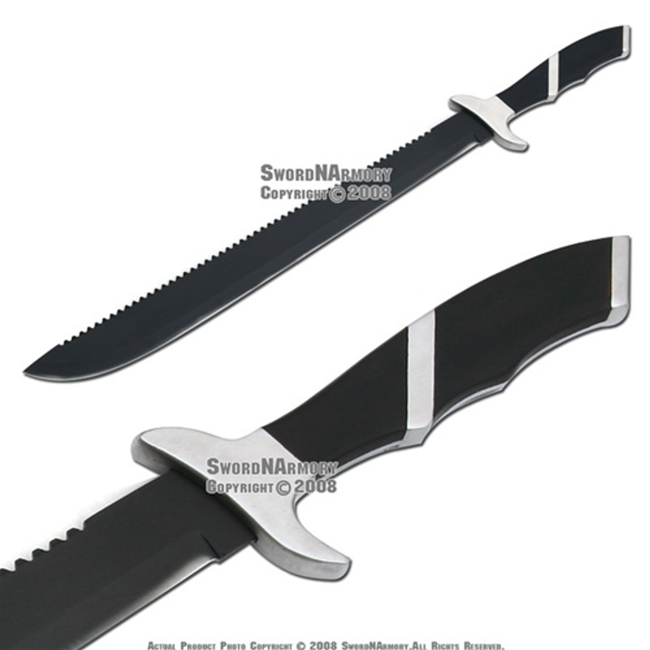 27 NINJA SWORD TANTO Machete + 2 Knife Full Tang Tactical Blade
