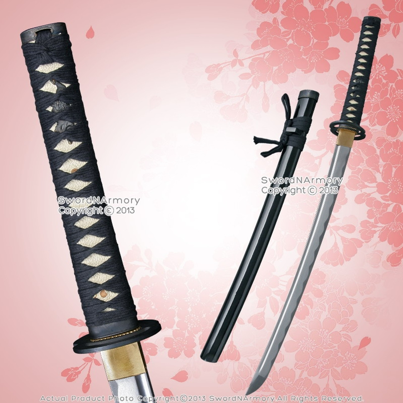 Samurai Bundle- Odachi, Katana, Wakizashi - Maintenance Kit- Sword  Sharpener- Sword Stand