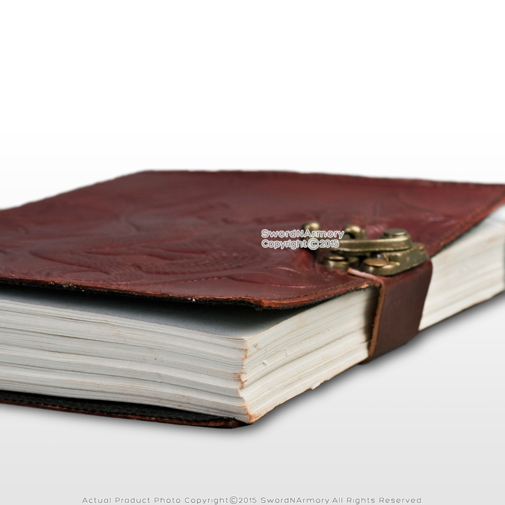 Medieval Rennaissance Diary Medieval Renaissance Double Dragon Leather Handmade Journal Diary ...