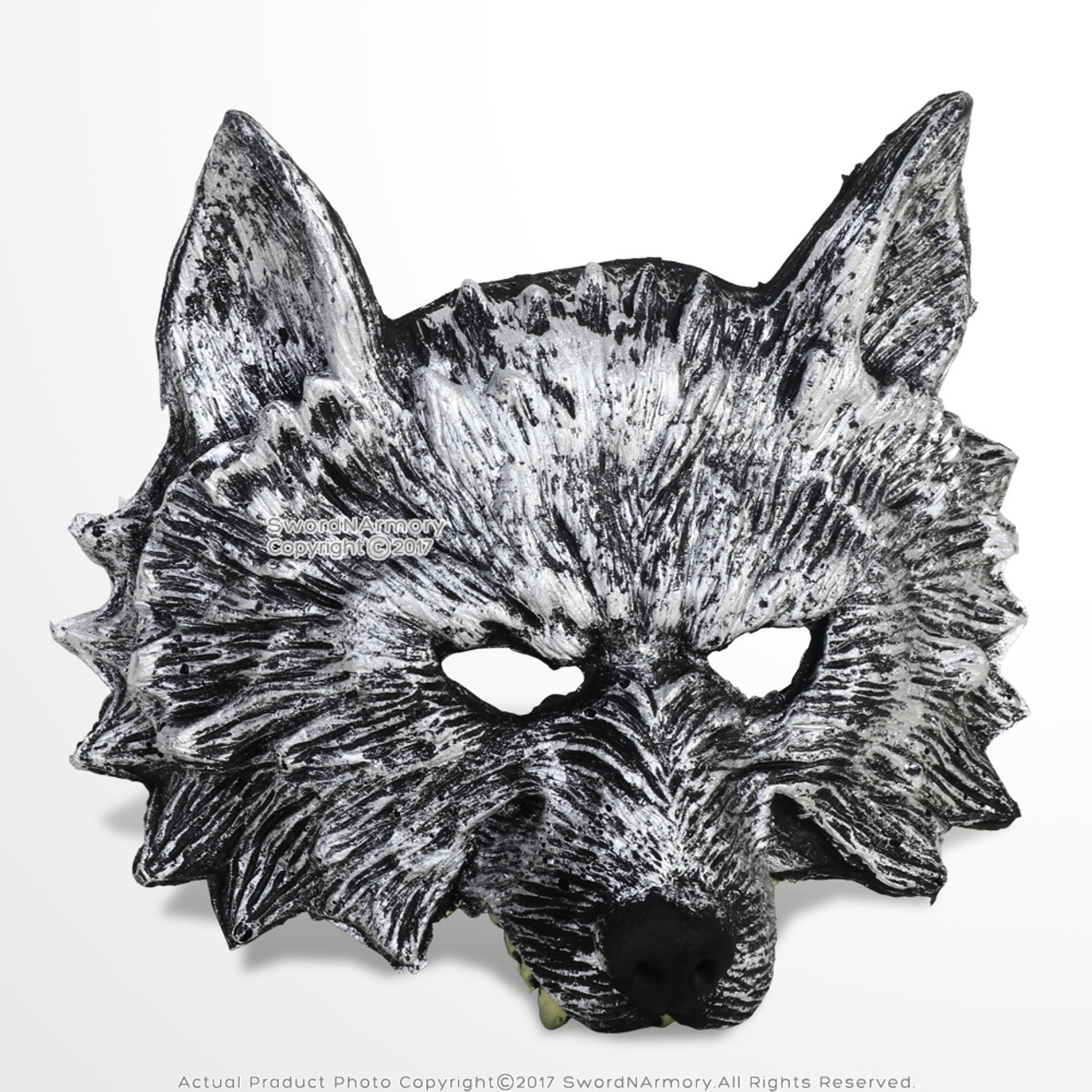 Wolf's Head Foam Mask Adult Men Kid Masquerade Wolf Werewolf Halloween ...