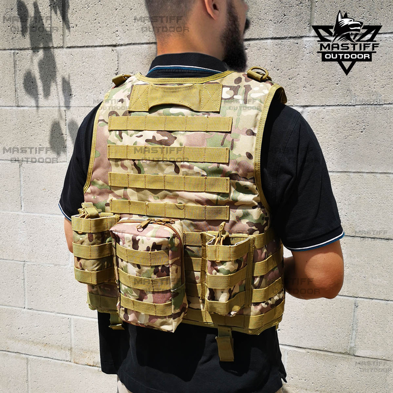 Yakeda Tactical Vest Armor Plate Carrier Airsoft Paintball Jacket