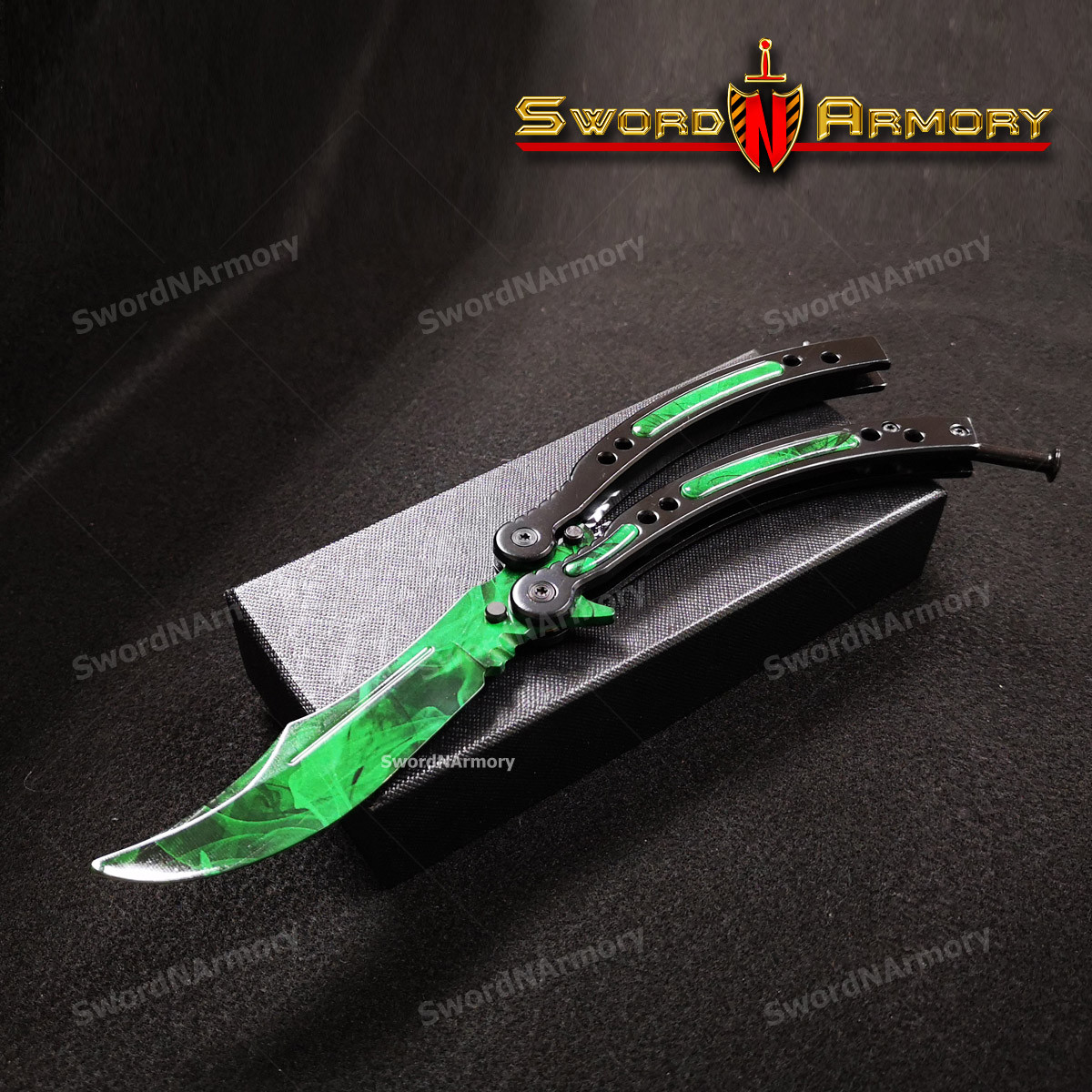 CS GO Butterfly Trainer Dull Balisong Practice Blade Unsharpen - Sword ...