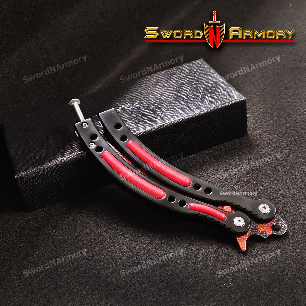 CS GO Butterfly Trainer Dull Balisong Practice Blade Unsharpen - Sword ...