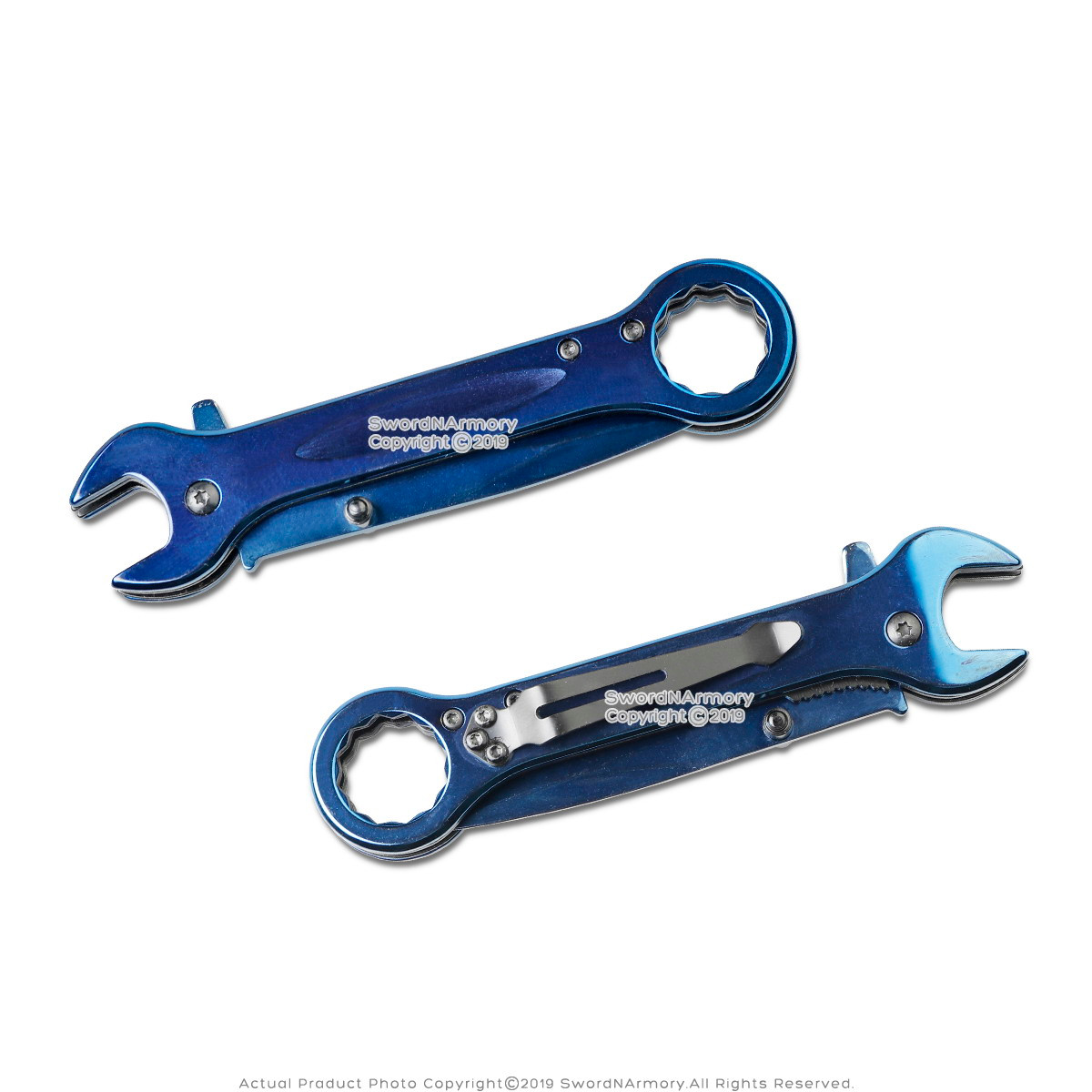 ½" 12 Point Combination Wrench Spring Assisted Pocket Knife Mechanic