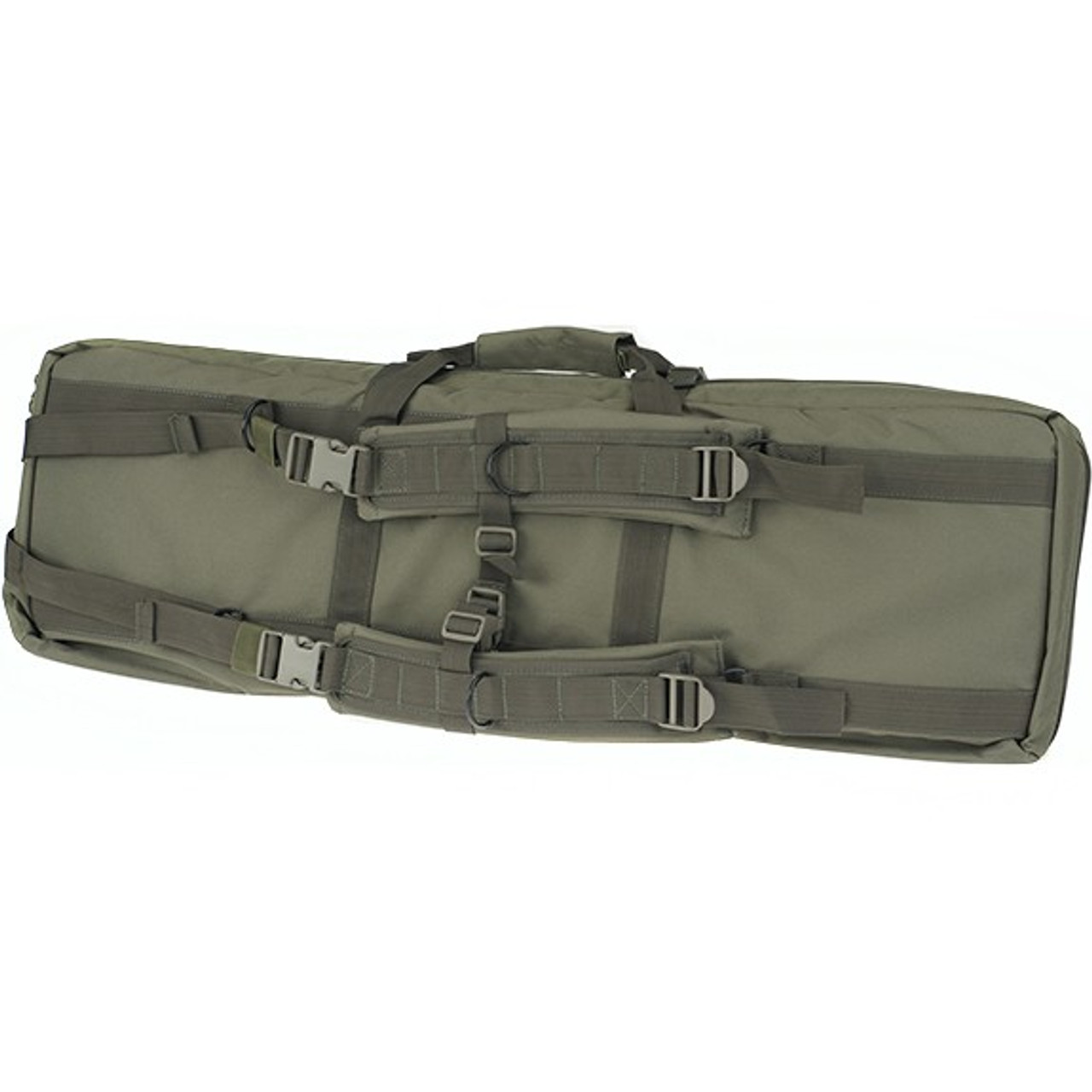 Tactical Rifle Long Gun Case Backpack Molle Front Panel 3 Ammunition ...