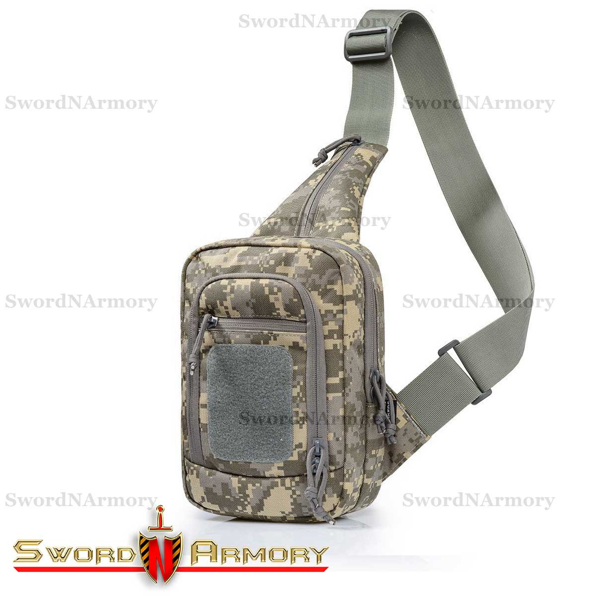 Tactical Military Trek Gun Sling Pack Shoulder Pack Day Pack 5 Zippered