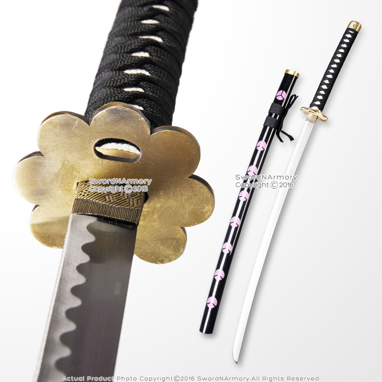 Zoro Enma Sword | One Piece Roronoa Zoro Enma Sword Yamato Black Anime  Katana Cosplays Replica - TrueKatana