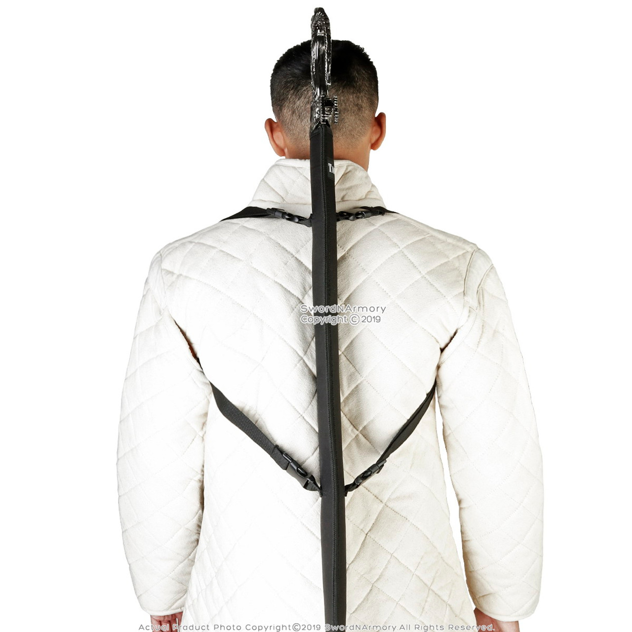 LARGE Nylon Sword Sheath Carrying Case for Katana Bokken Shinai Foam Swords